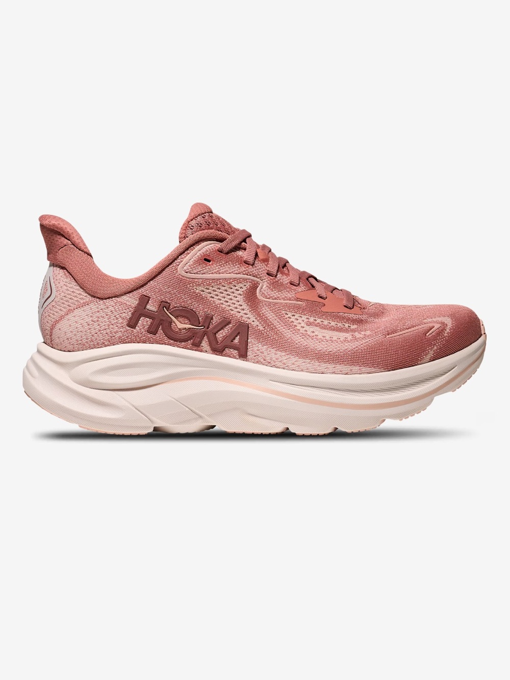 NWT HOKA Clifton 10 Sneakers, Blush/Rose Latte, size 7